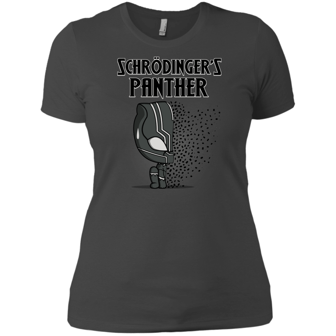 T-Shirts Heavy Metal / X-Small Schrodingers Panther Women's Premium T-Shirt