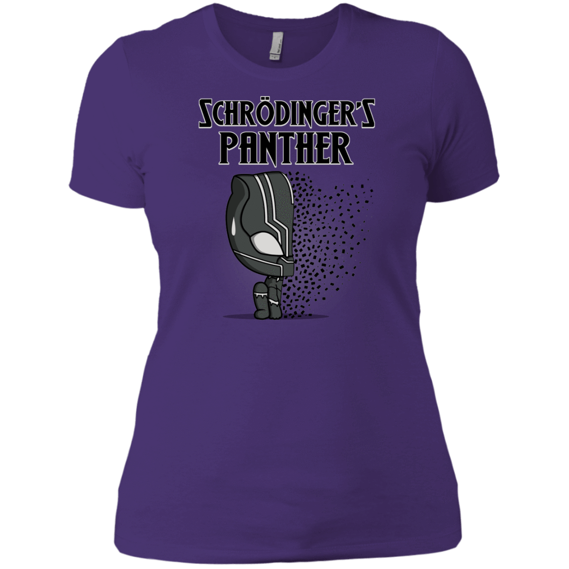 T-Shirts Purple Rush/ / X-Small Schrodingers Panther Women's Premium T-Shirt