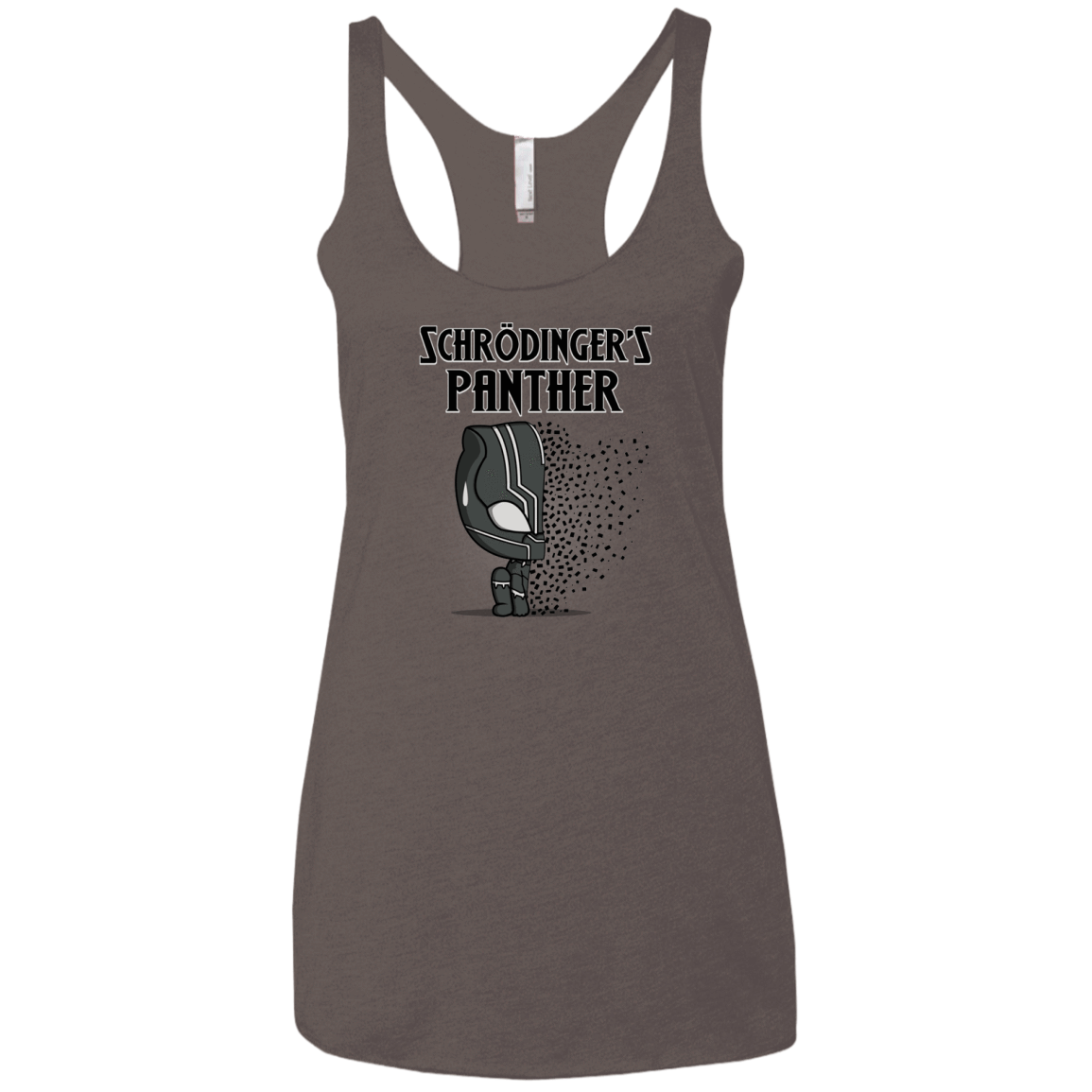 T-Shirts Macchiato / X-Small Schrodingers Panther Women's Triblend Racerback Tank