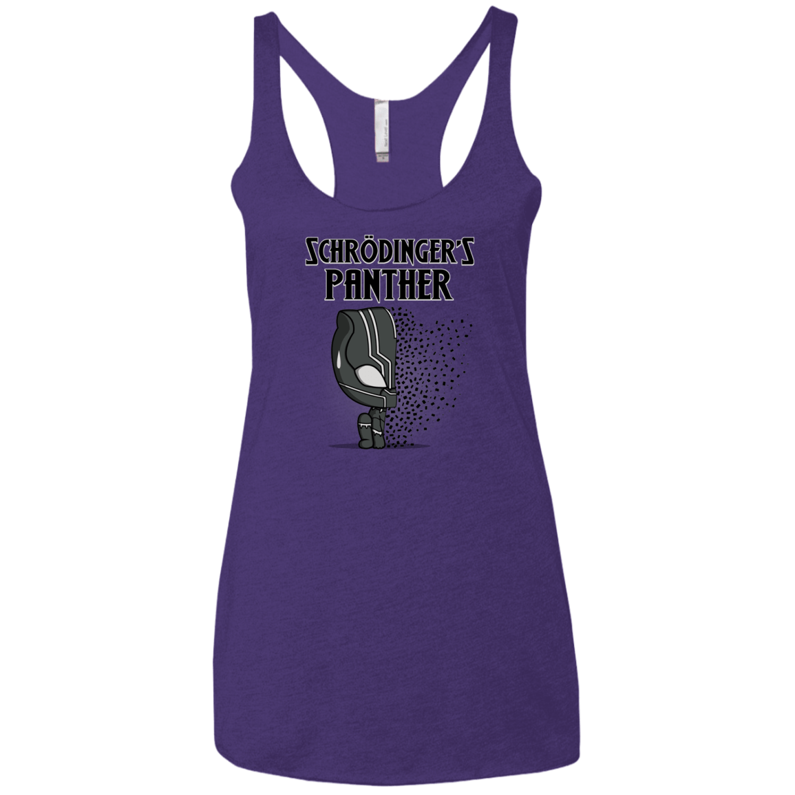 Schrodingers Panther Women's Triblend Racerback Tank