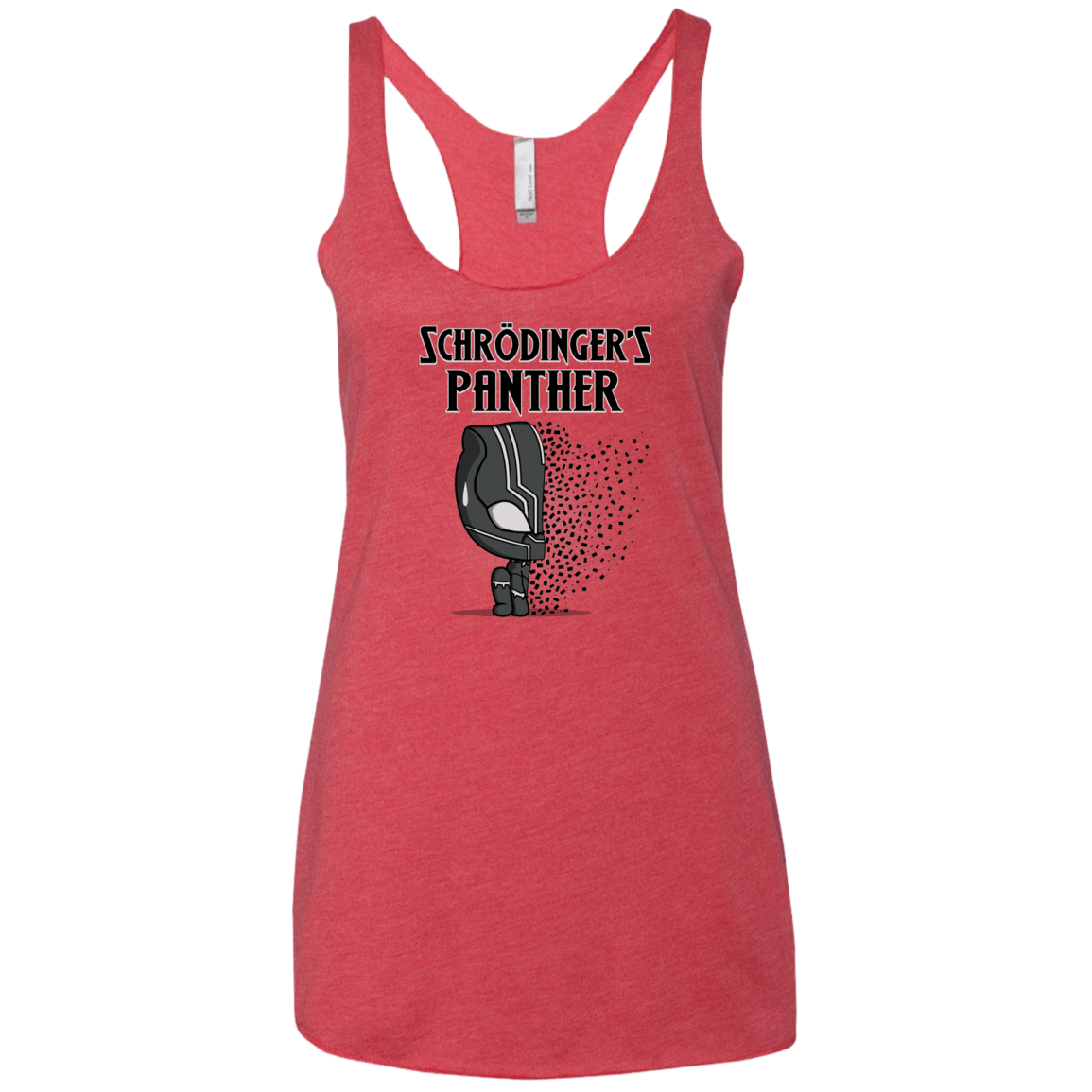 Schrodingers Panther Women's Triblend Racerback Tank