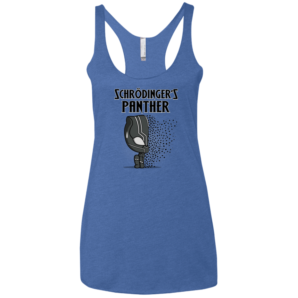 Schrodingers Panther Women's Triblend Racerback Tank
