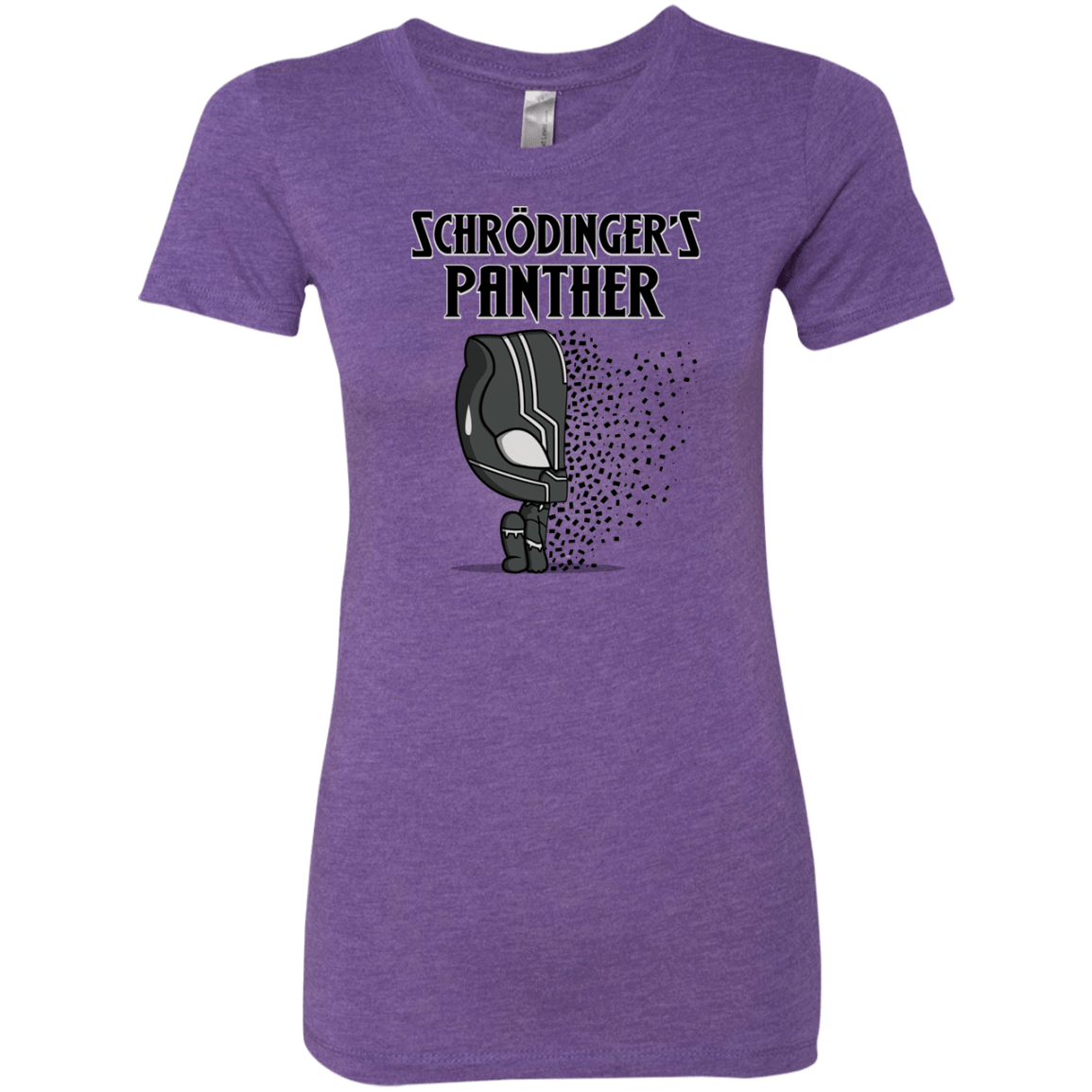 T-Shirts Purple Rush / S Schrodingers Panther Women's Triblend T-Shirt