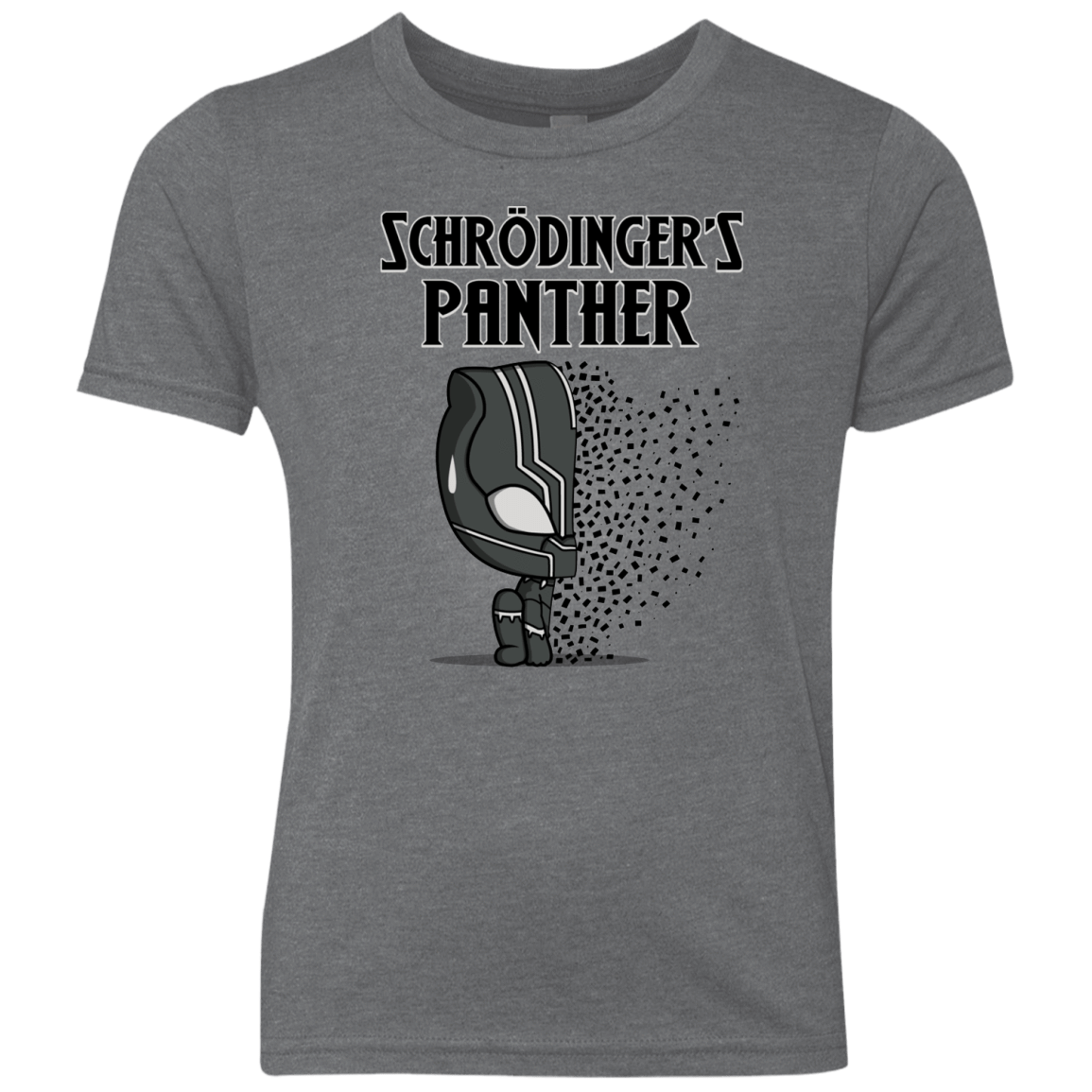 T-Shirts Premium Heather / YXS Schrodingers Panther Youth Triblend T-Shirt