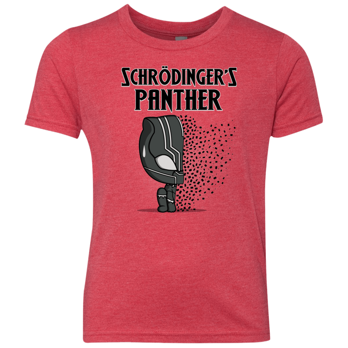 T-Shirts Vintage Red / YXS Schrodingers Panther Youth Triblend T-Shirt