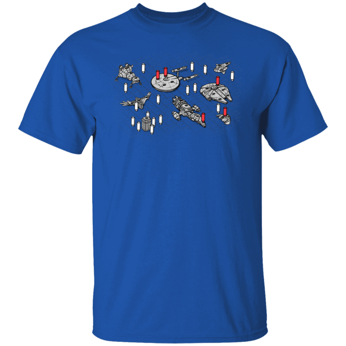 T-Shirts Royal / S Sci-Fi Battleship T-Shirt