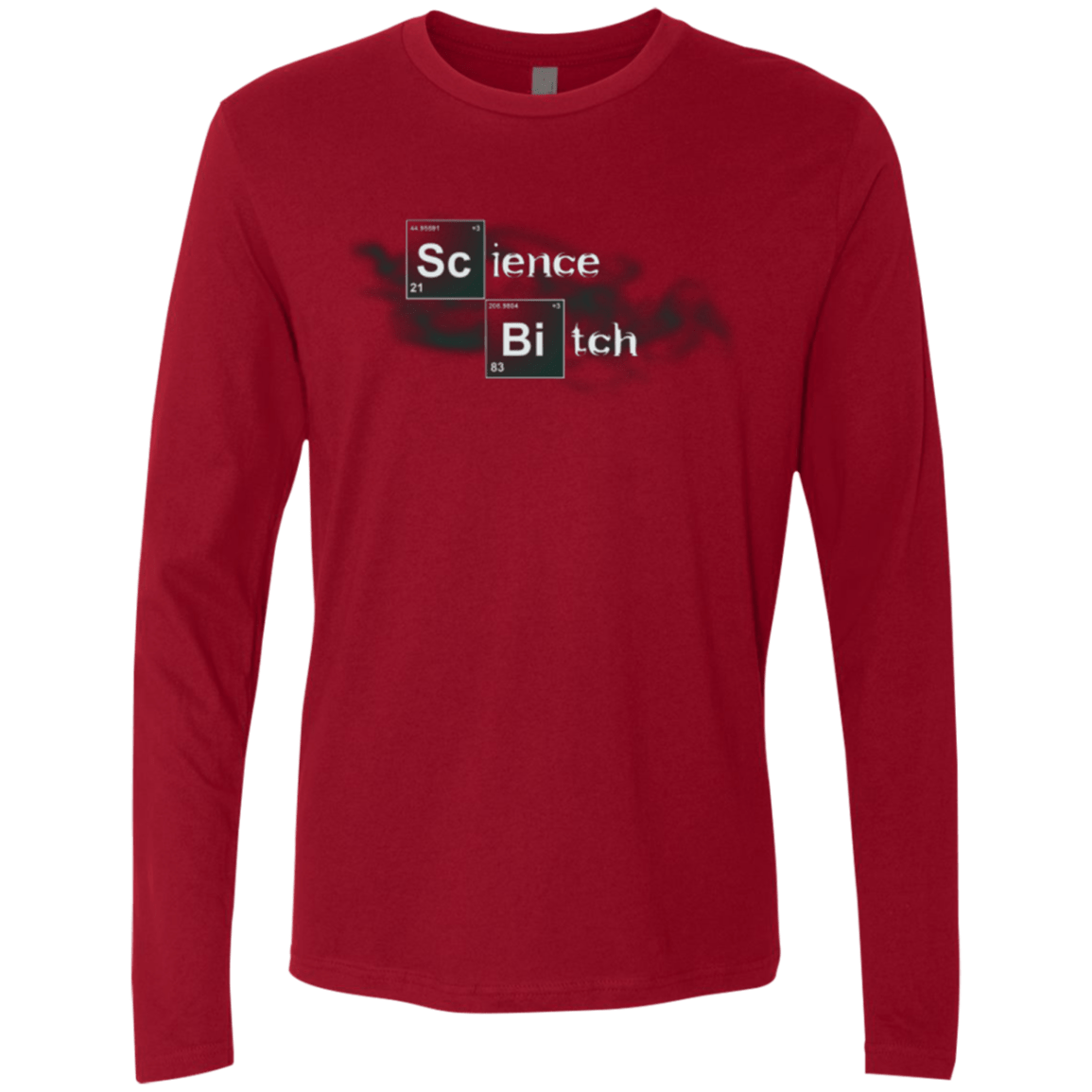 T-Shirts Cardinal / Small Science Bitch Men's Premium Long Sleeve