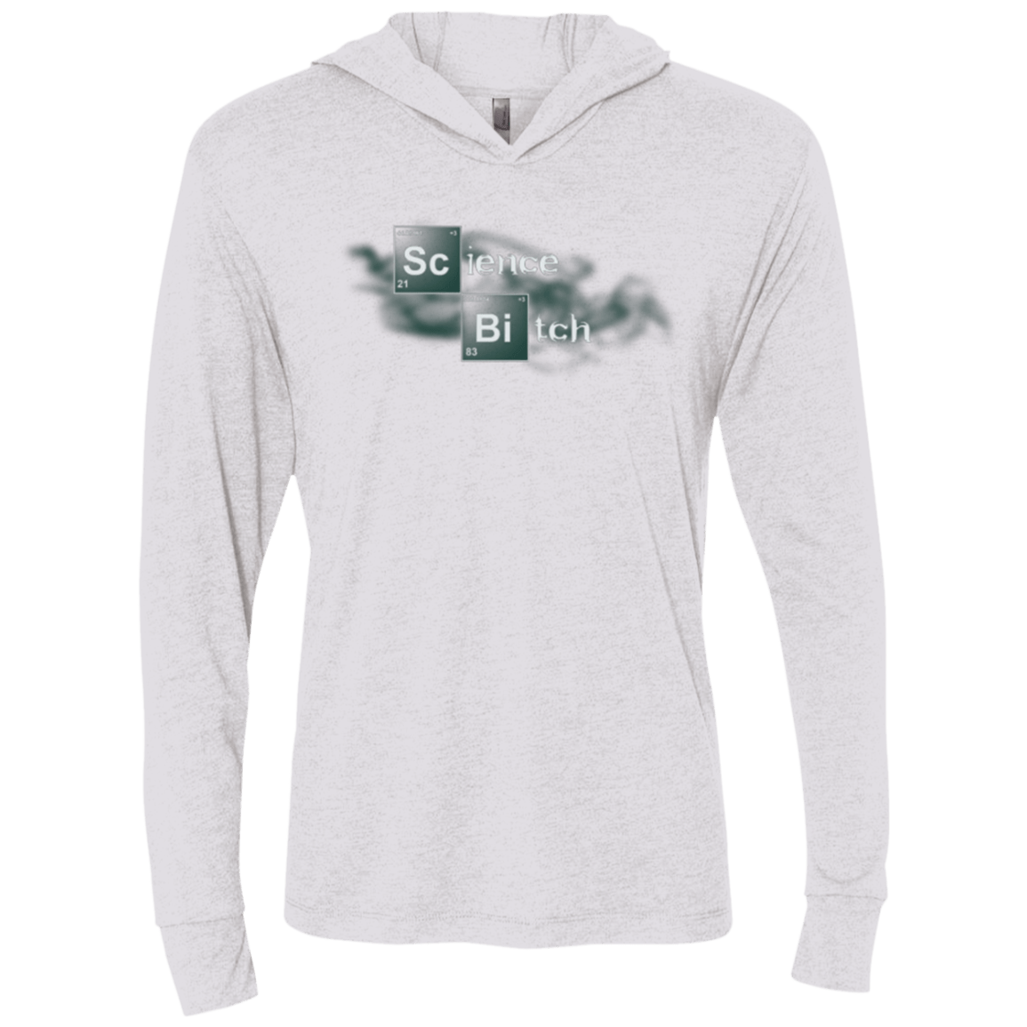 T-Shirts Heather White / X-Small Science Bitch Triblend Long Sleeve Hoodie Tee