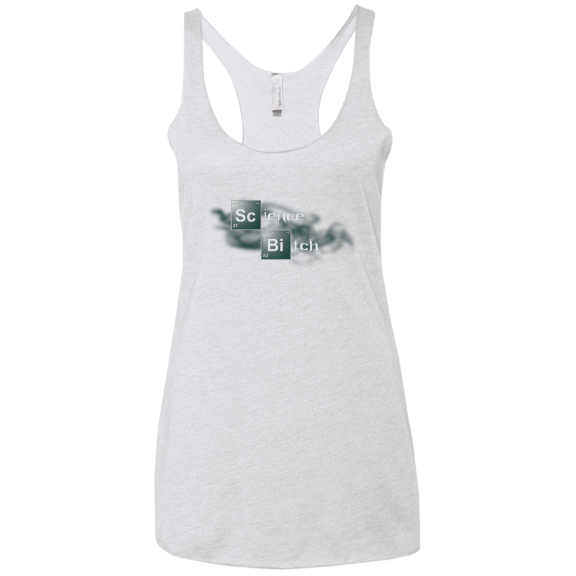 T-Shirts Heather White / X-Small Science Bitch Women's Triblend Racerback Tank