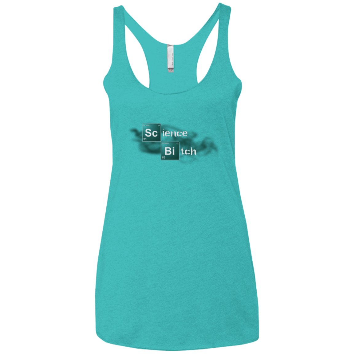 T-Shirts Tahiti Blue / X-Small Science Bitch Women's Triblend Racerback Tank