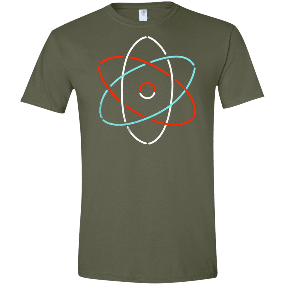 T-Shirts Military Green / S Science Men's Semi-Fitted Softstyle