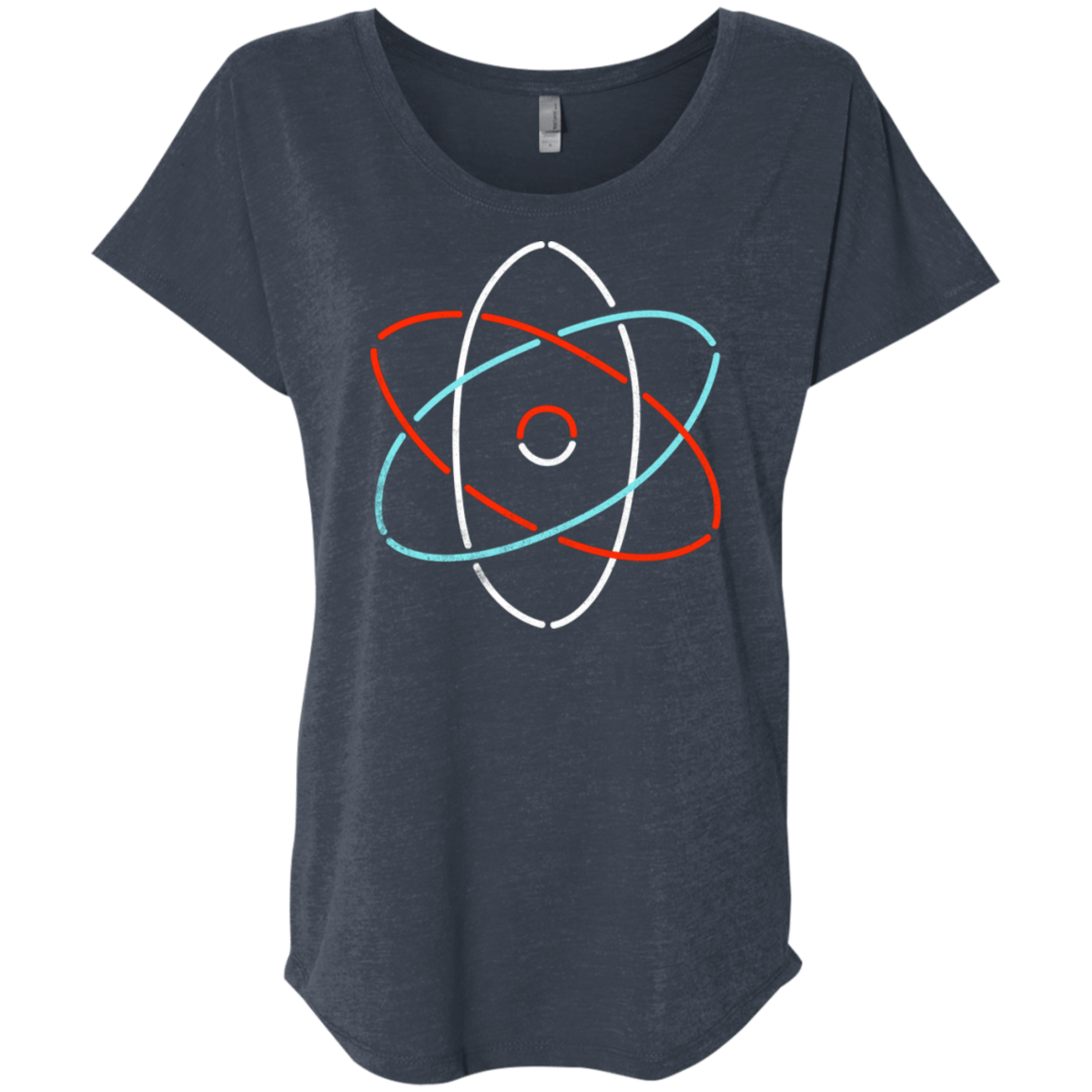 T-Shirts Vintage Navy / X-Small Science Triblend Dolman Sleeve