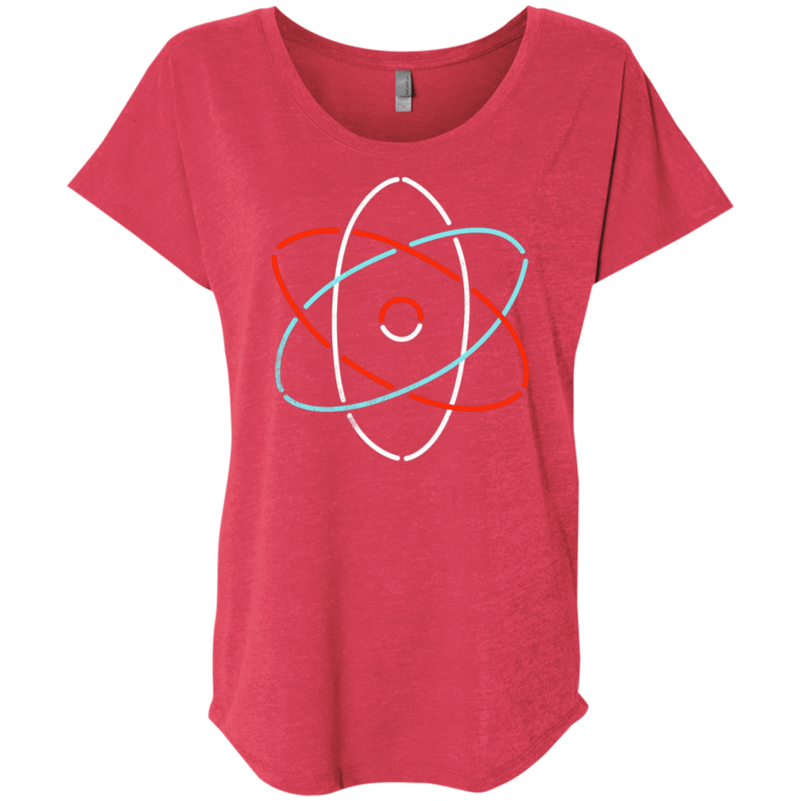 T-Shirts Vintage Red / X-Small Science Triblend Dolman Sleeve