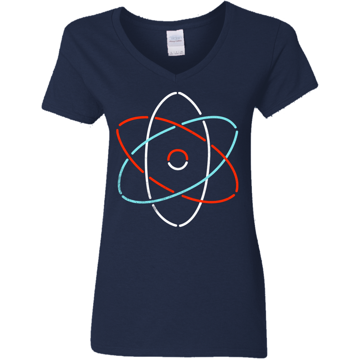 T-Shirts Navy / S Science Women's V-Neck T-Shirt