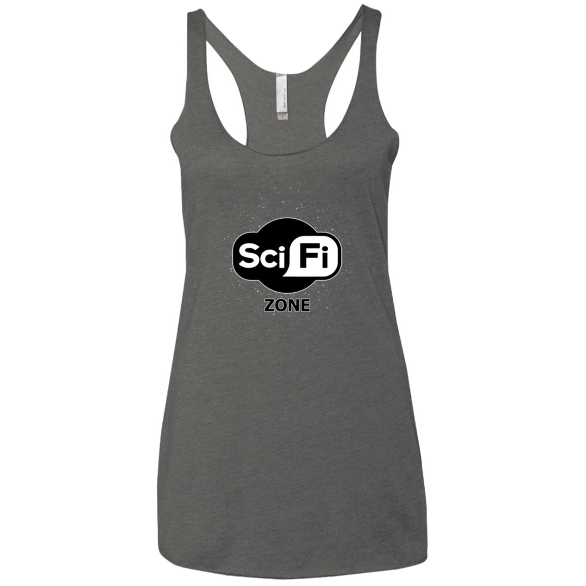 T-Shirts Premium Heather / X-Small Scifi zone Women's Triblend Racerback Tank
