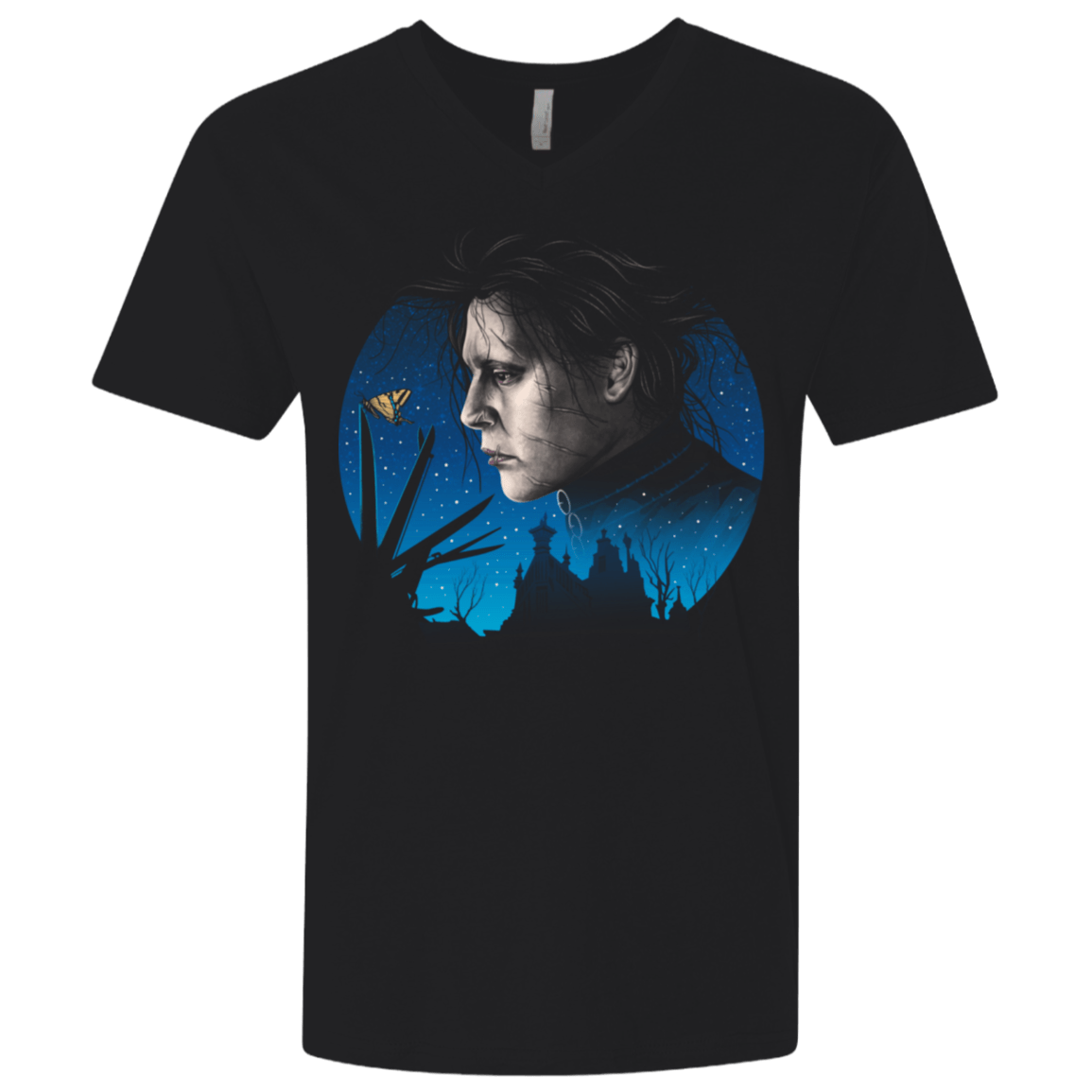 T-Shirts Black / X-Small Scissored Gentleman Men's Premium V-Neck