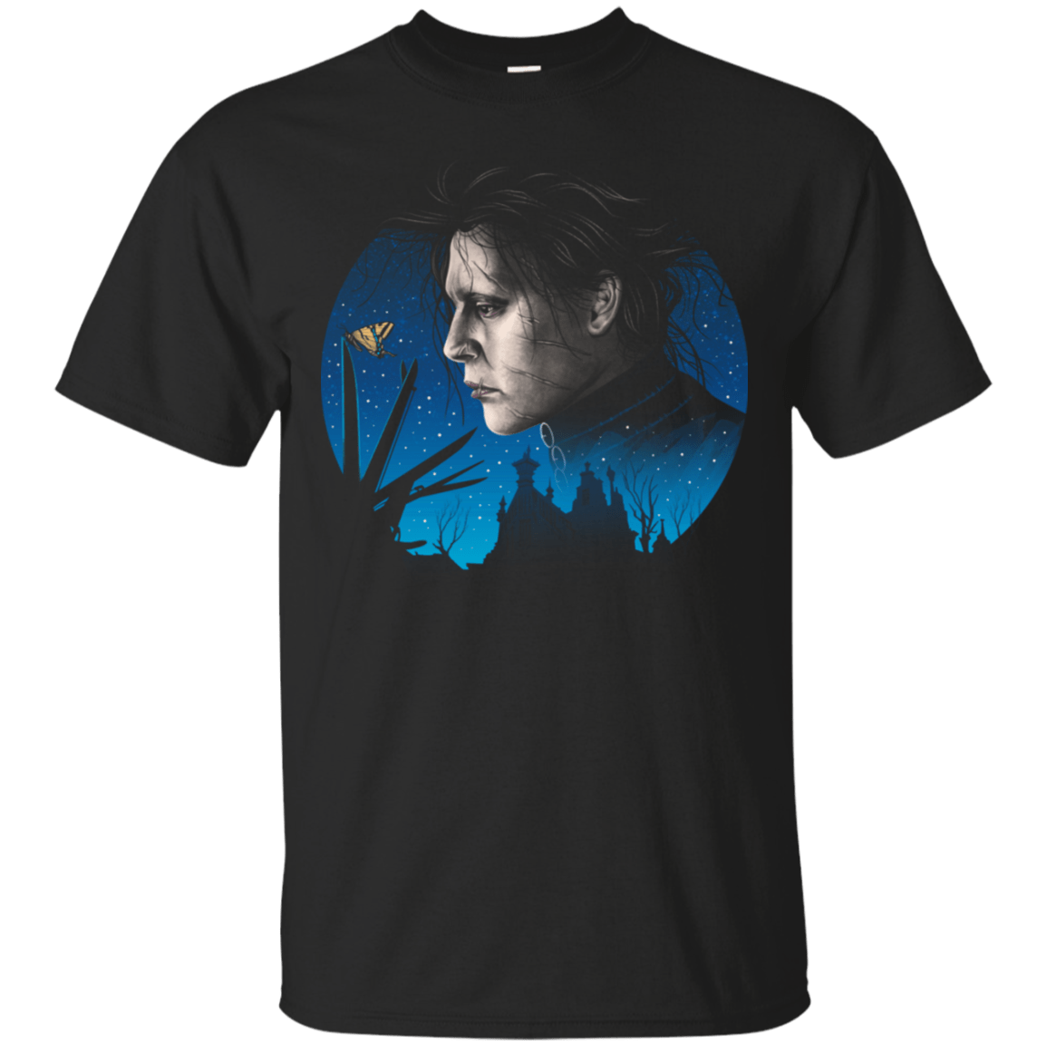 T-Shirts Black / S Scissored Gentleman T-Shirt