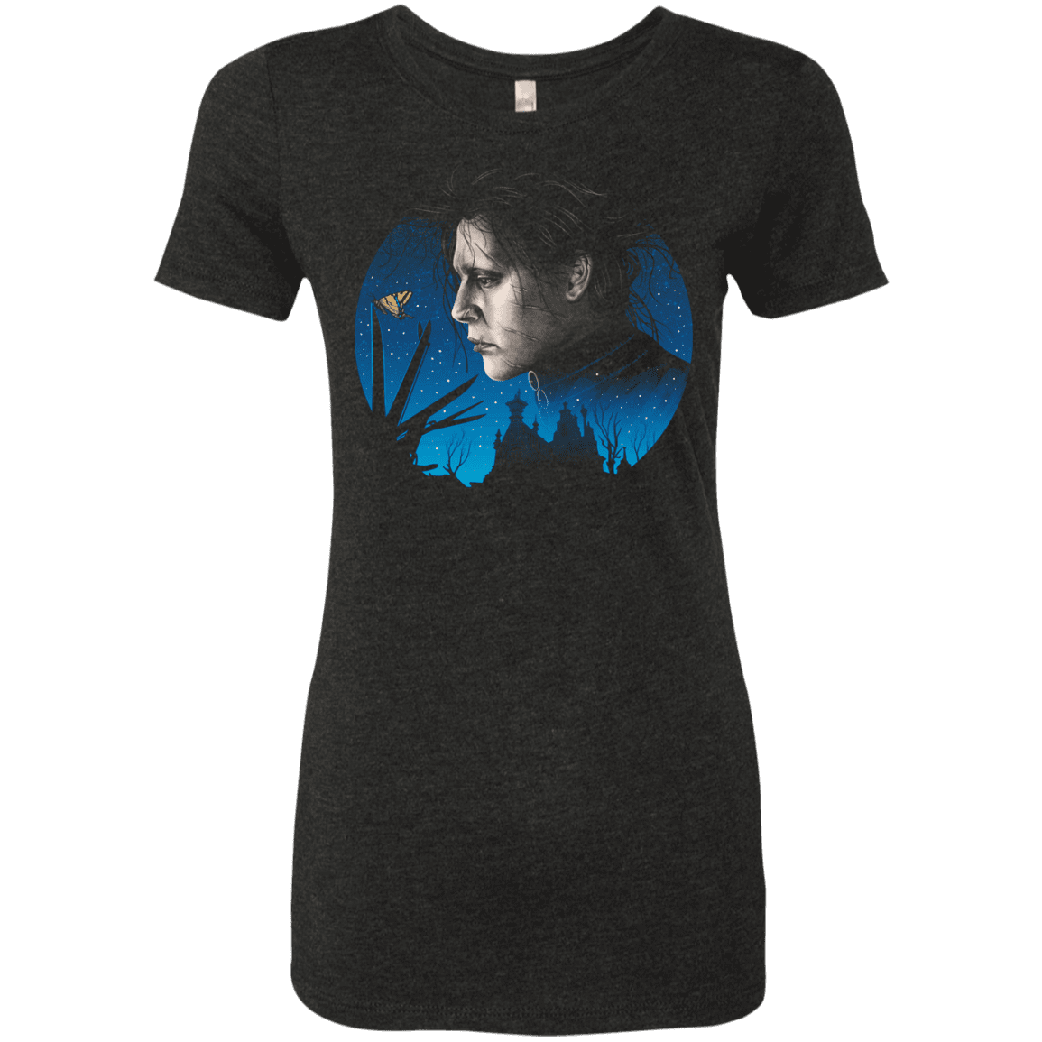 T-Shirts Vintage Black / S Scissored Gentleman Women's Triblend T-Shirt