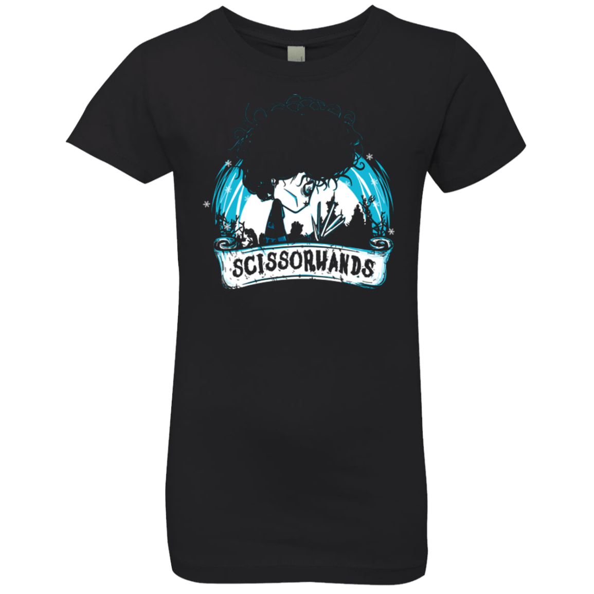 T-Shirts Black / YXS Scissorhands Girls Premium T-Shirt