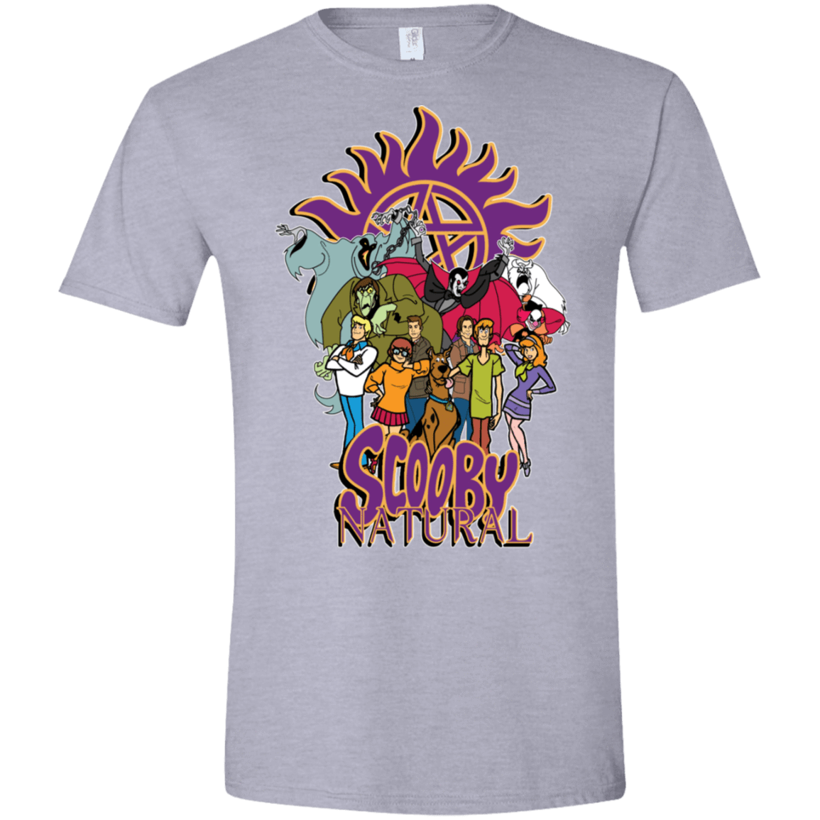 T-Shirts Sport Grey / X-Small Scooby Natural Men's Semi-Fitted Softstyle