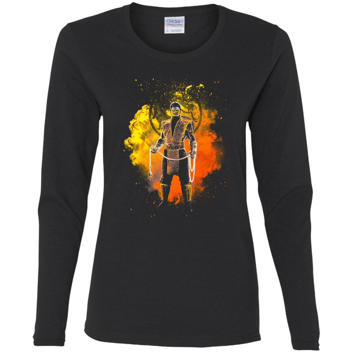 T-Shirts Black / S Scorpion Soul Women's Long Sleeve T-Shirt