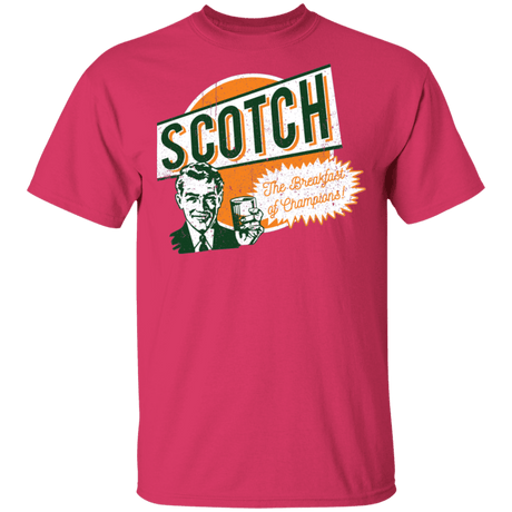 T-Shirts Heliconia / S Scotch Retro Worn T-Shirt