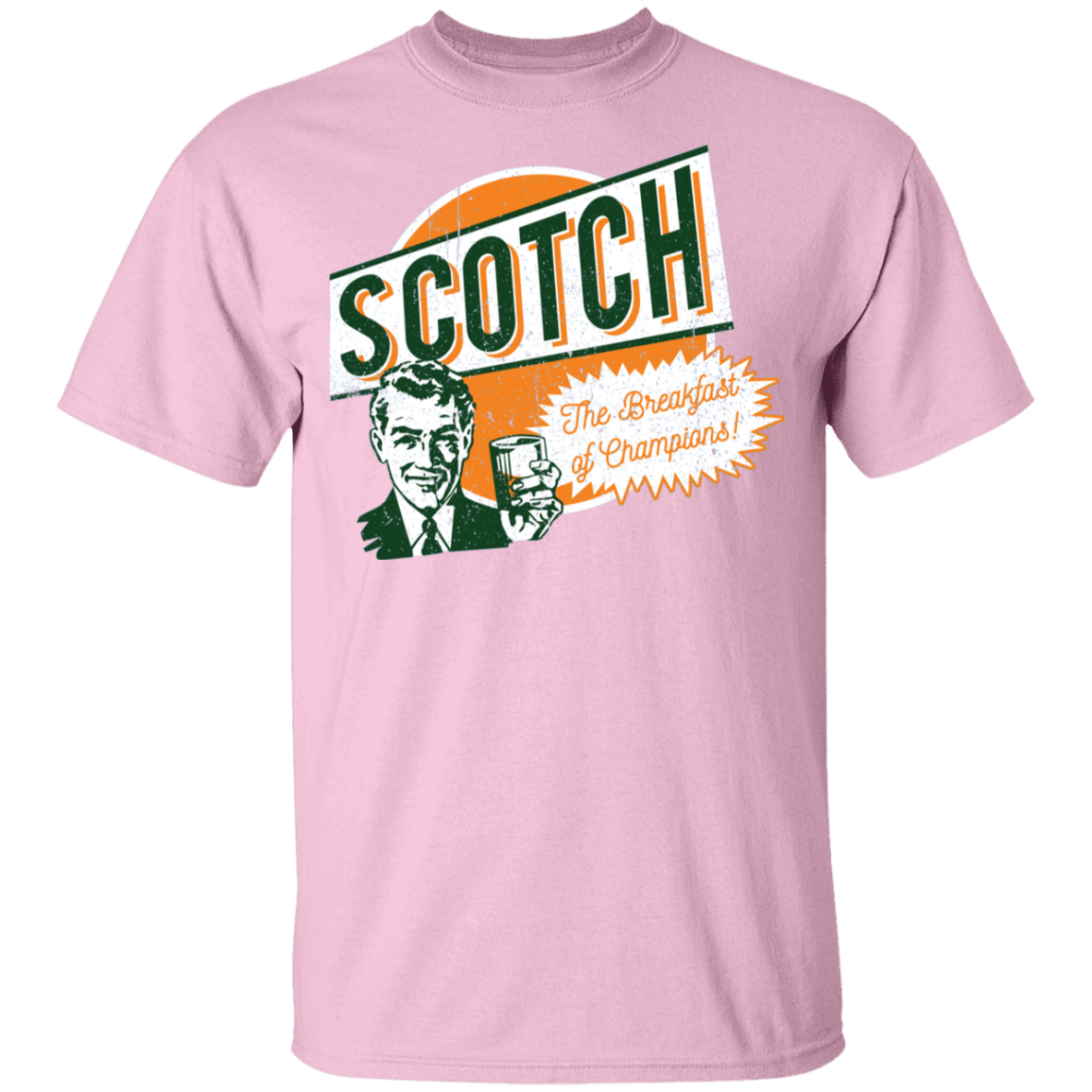 T-Shirts Light Pink / YXS Scotch Retro Worn Youth T-Shirt