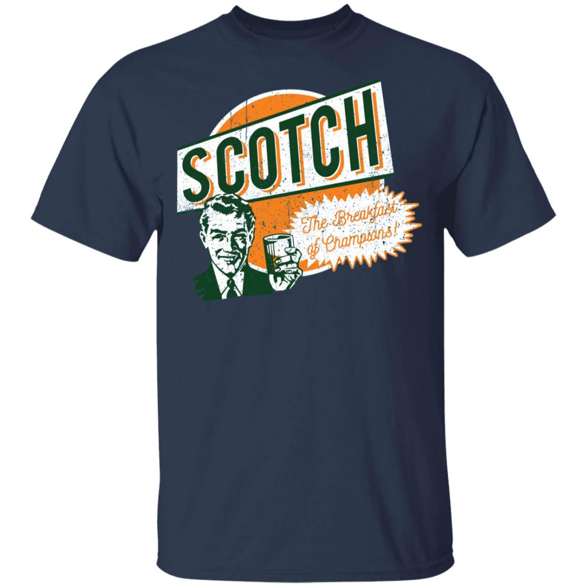 T-Shirts Navy / YXS Scotch Retro Worn Youth T-Shirt