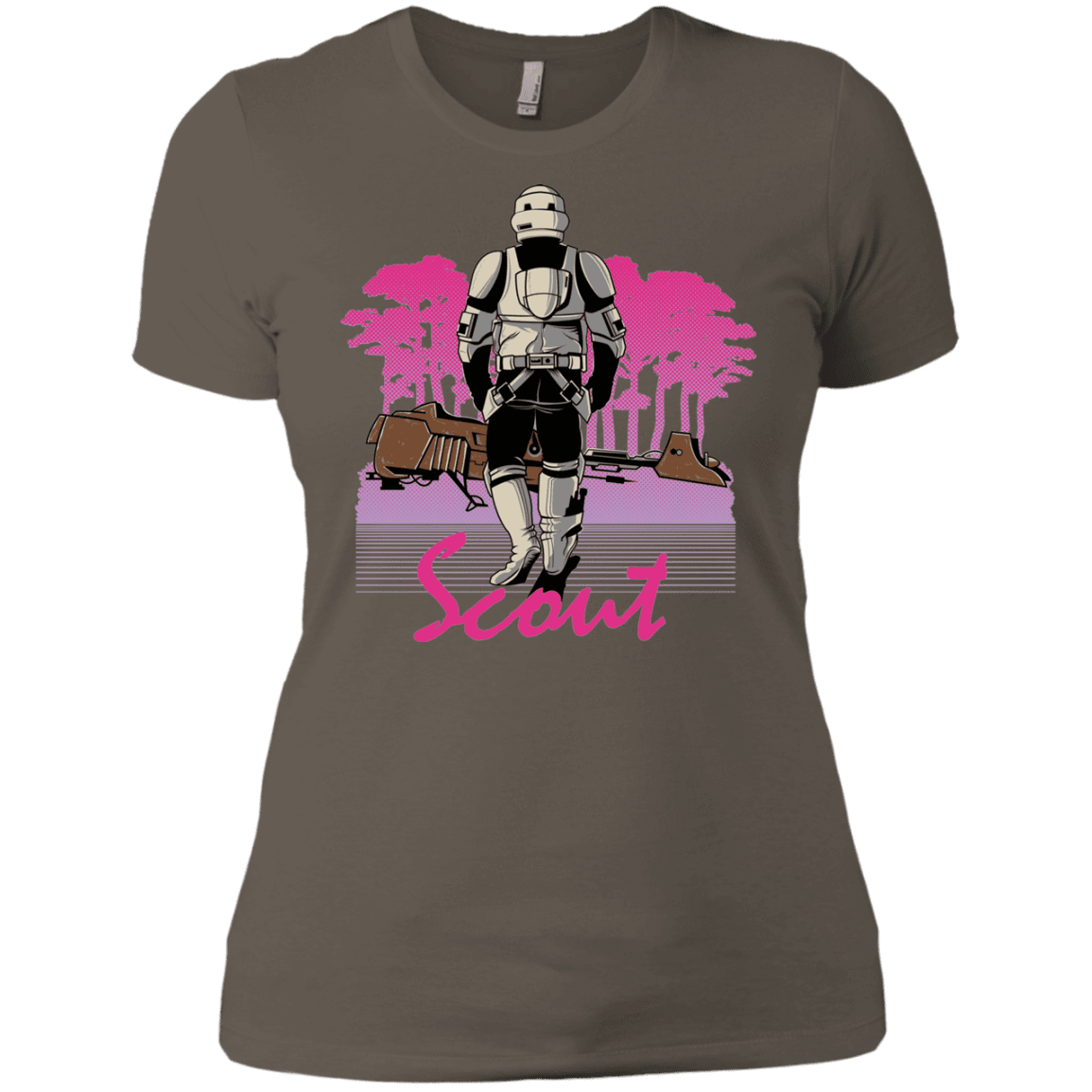 T-Shirts Warm Grey / X-Small SCOUT DRIVE Women's Premium T-Shirt