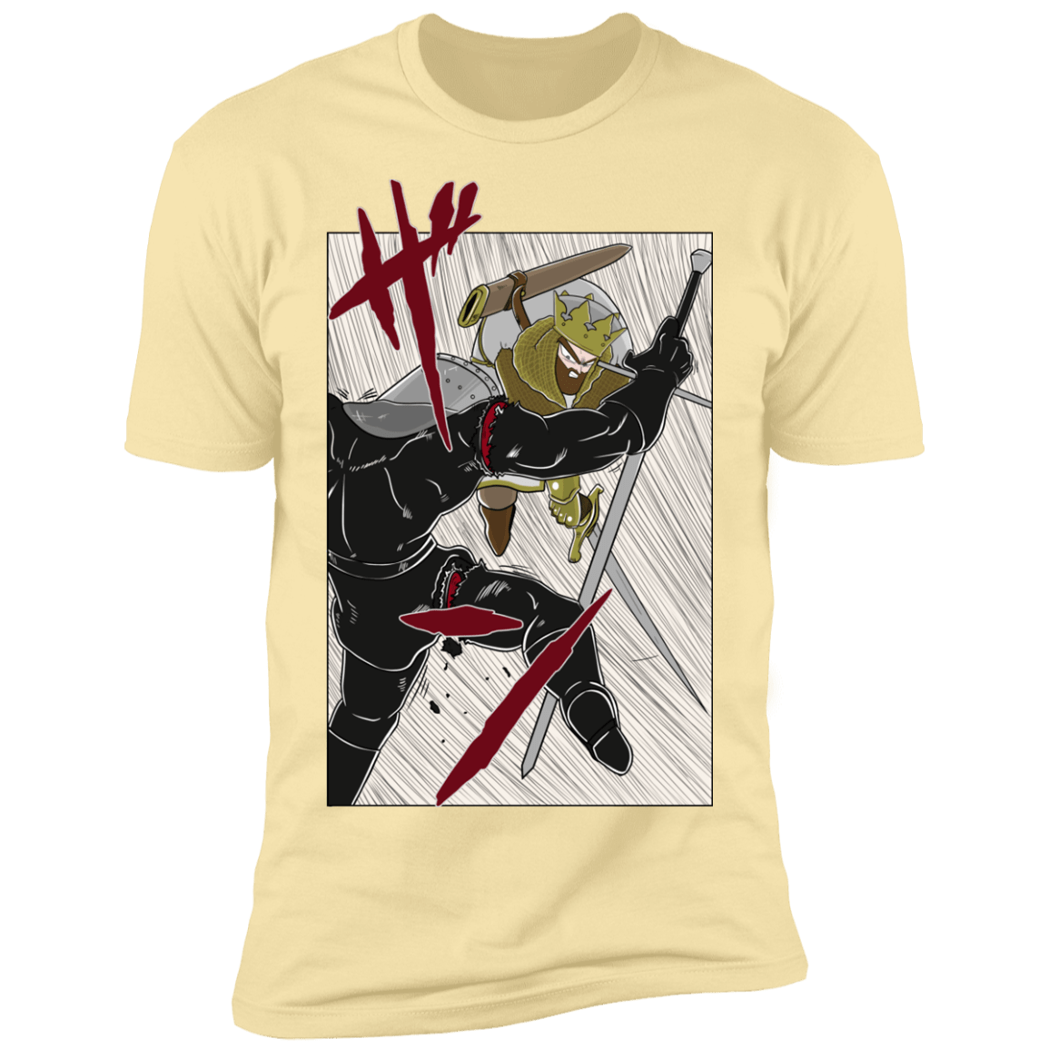 T-Shirts Banana Cream / S Scratch Men's Premium T-Shirt