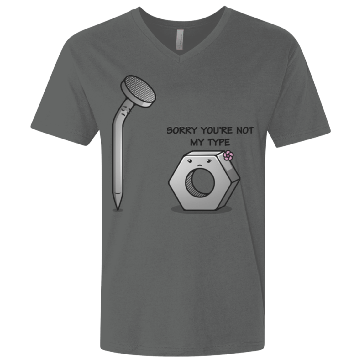 T-Shirts Heavy Metal / X-Small Screw this Men's Premium V-Neck