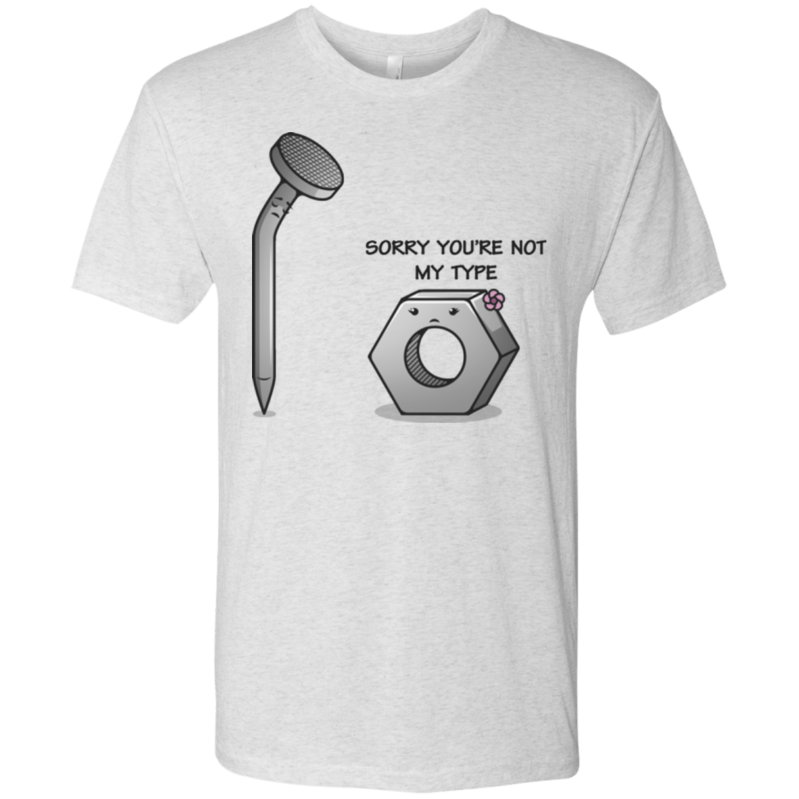 T-Shirts Heather White / Small Screw this Men's Triblend T-Shirt