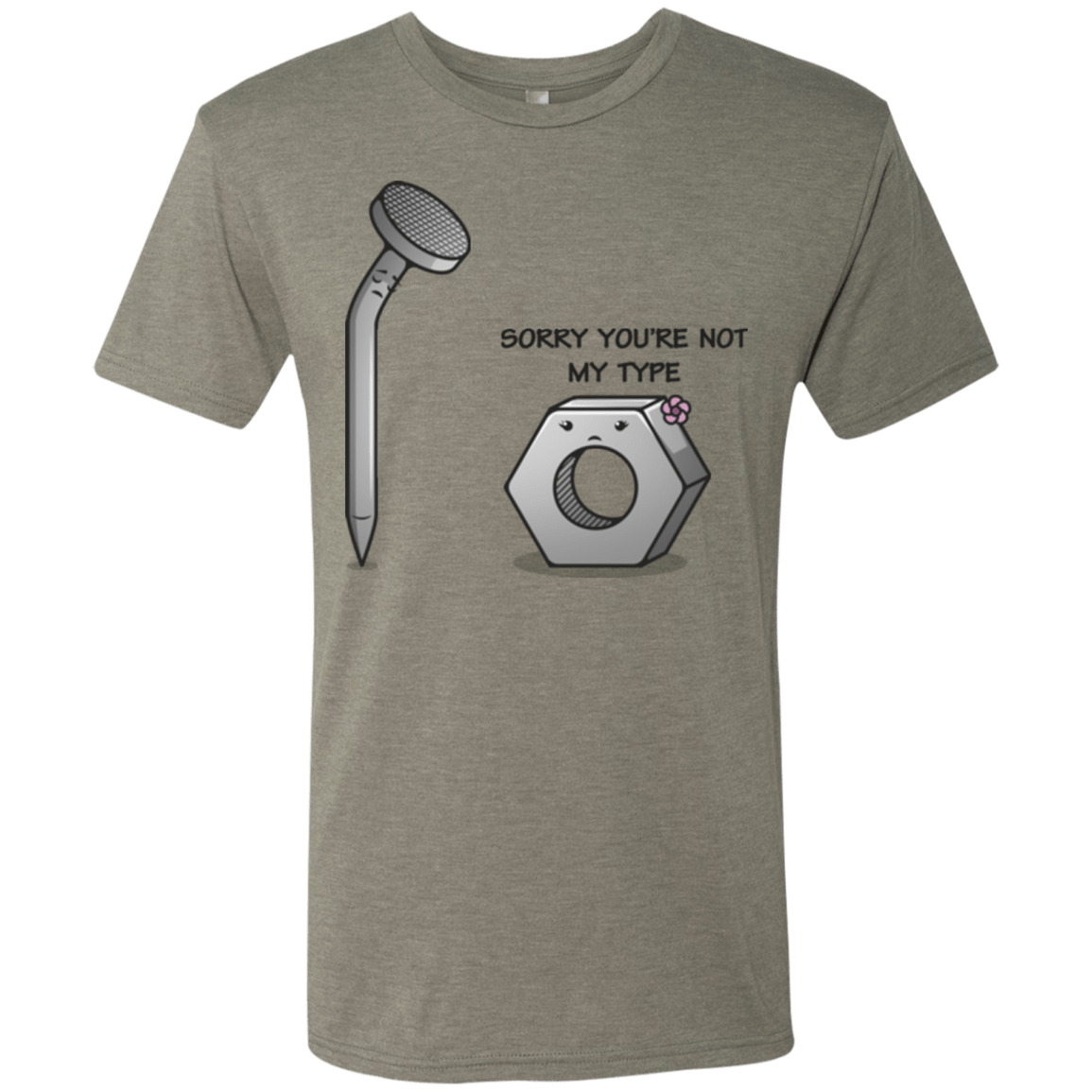 T-Shirts Venetian Grey / Small Screw this Men's Triblend T-Shirt