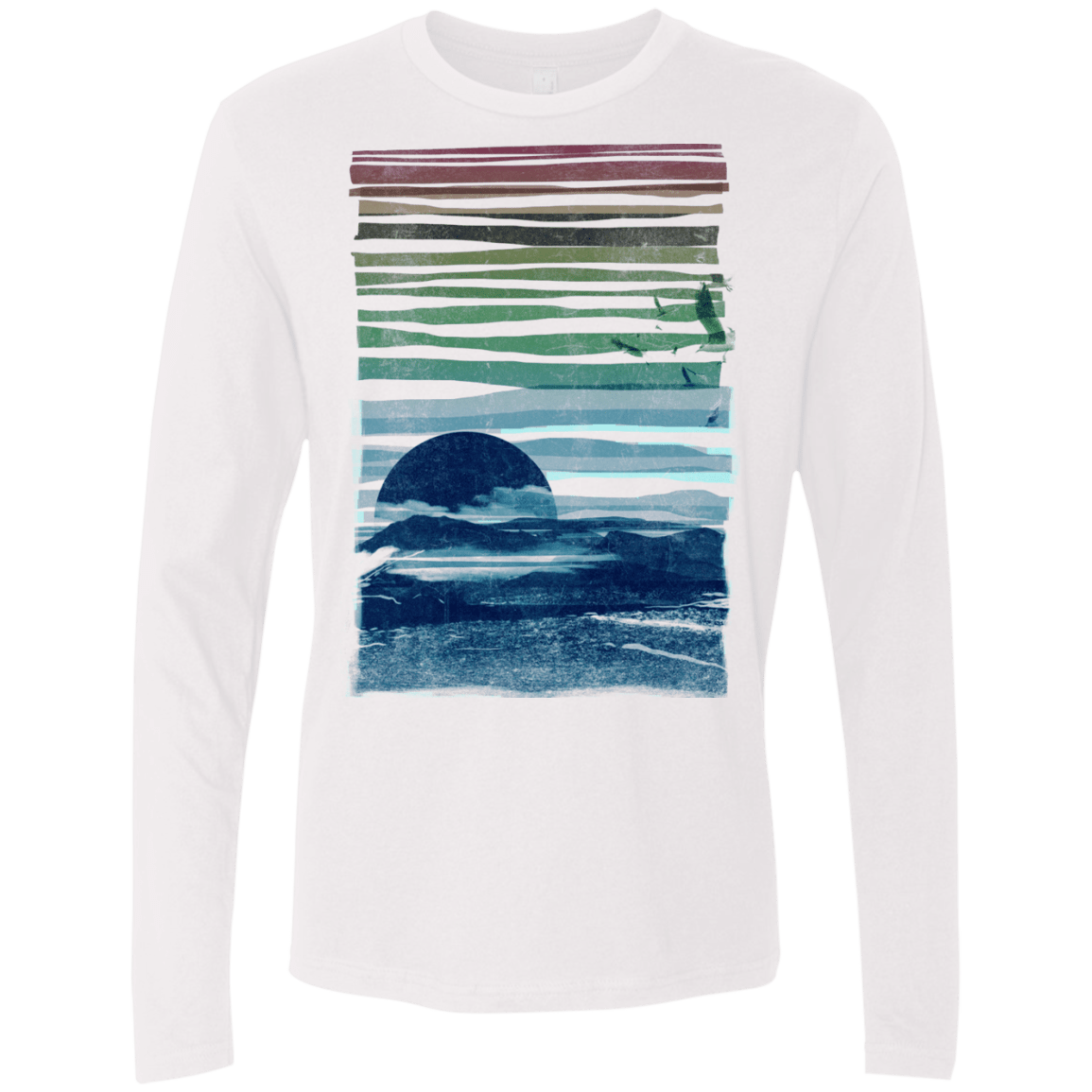 Sea Landscape Men's Premium Long Sleeve