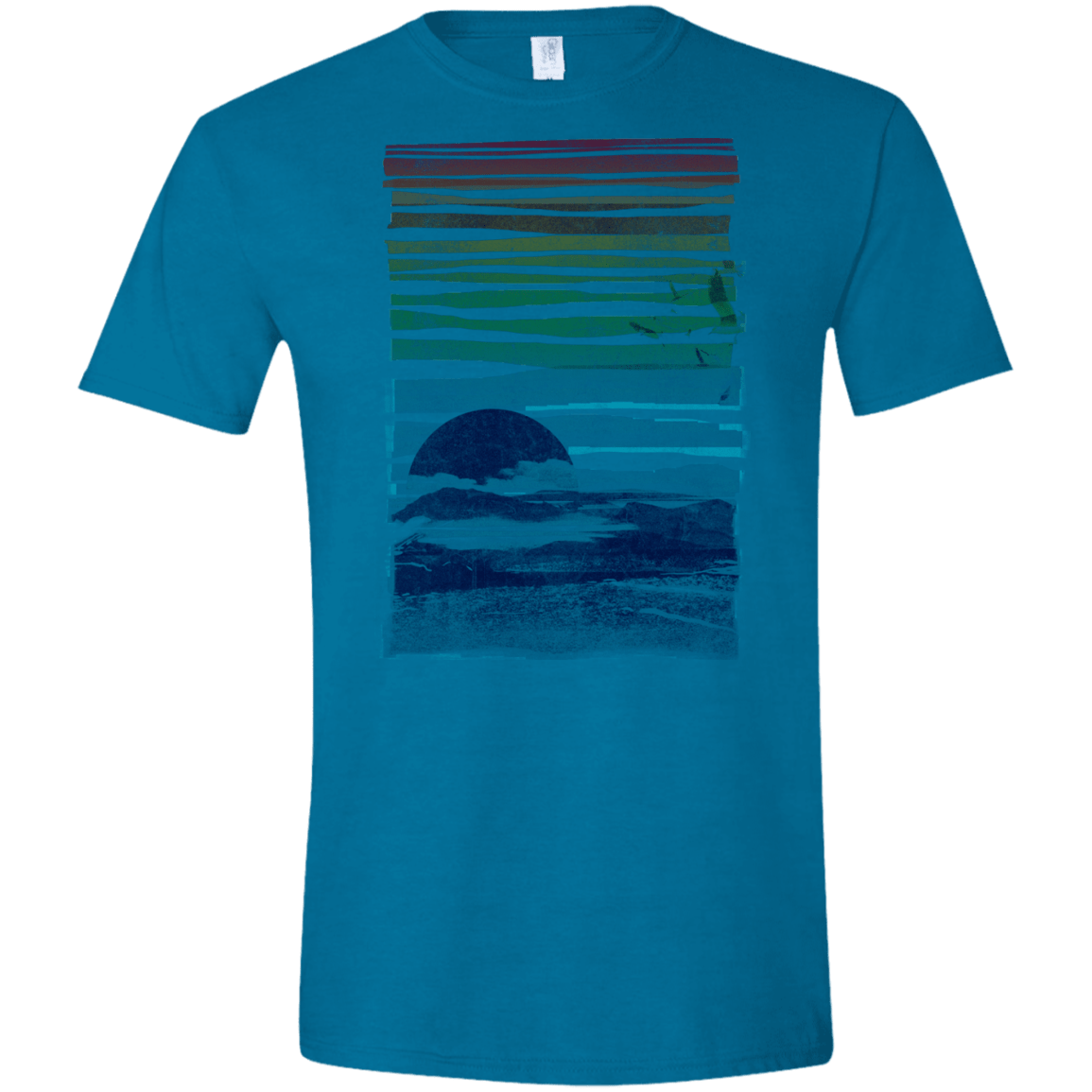 Sea Landscape Men's Semi-Fitted Softstyle