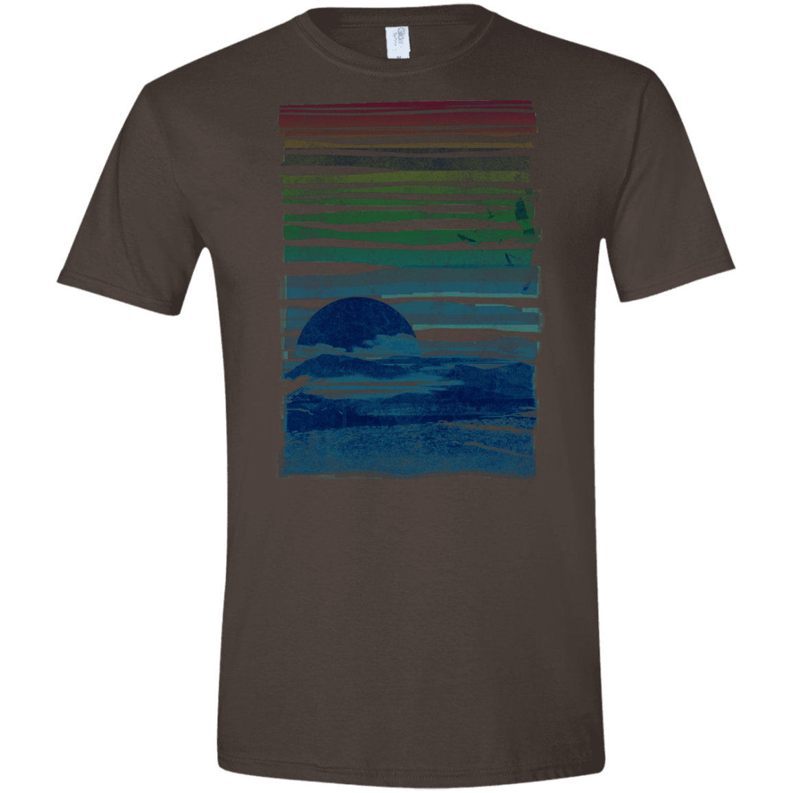 Sea Landscape Men's Semi-Fitted Softstyle