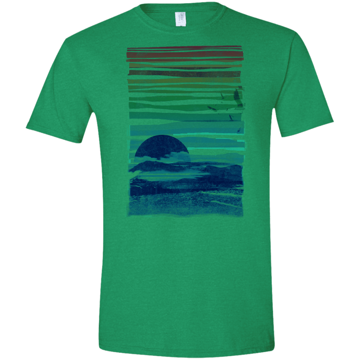 Sea Landscape Men's Semi-Fitted Softstyle