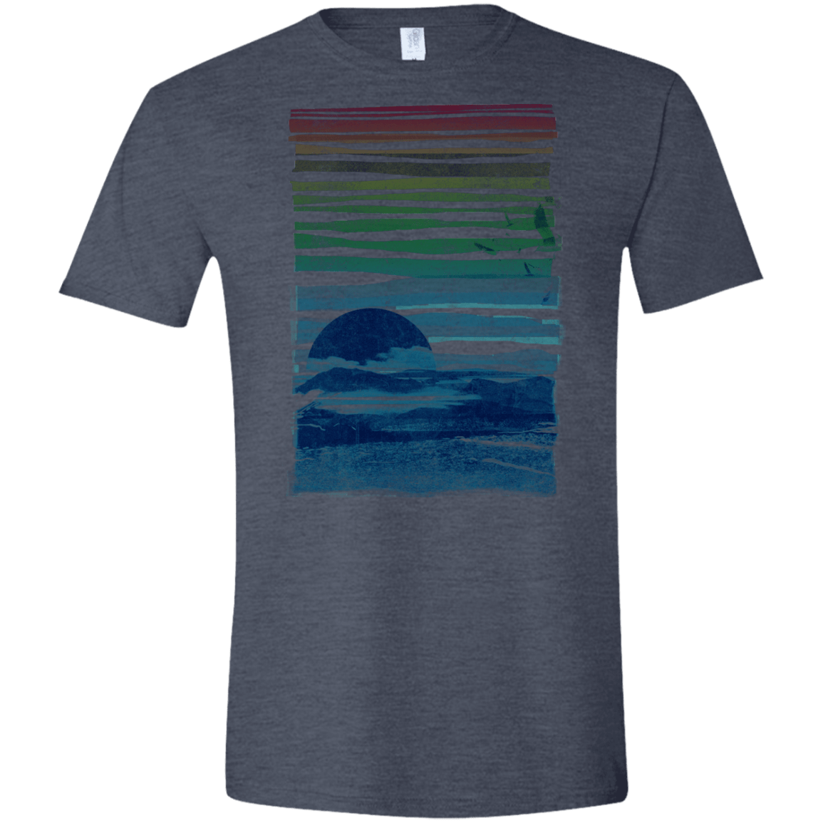 Sea Landscape Men's Semi-Fitted Softstyle