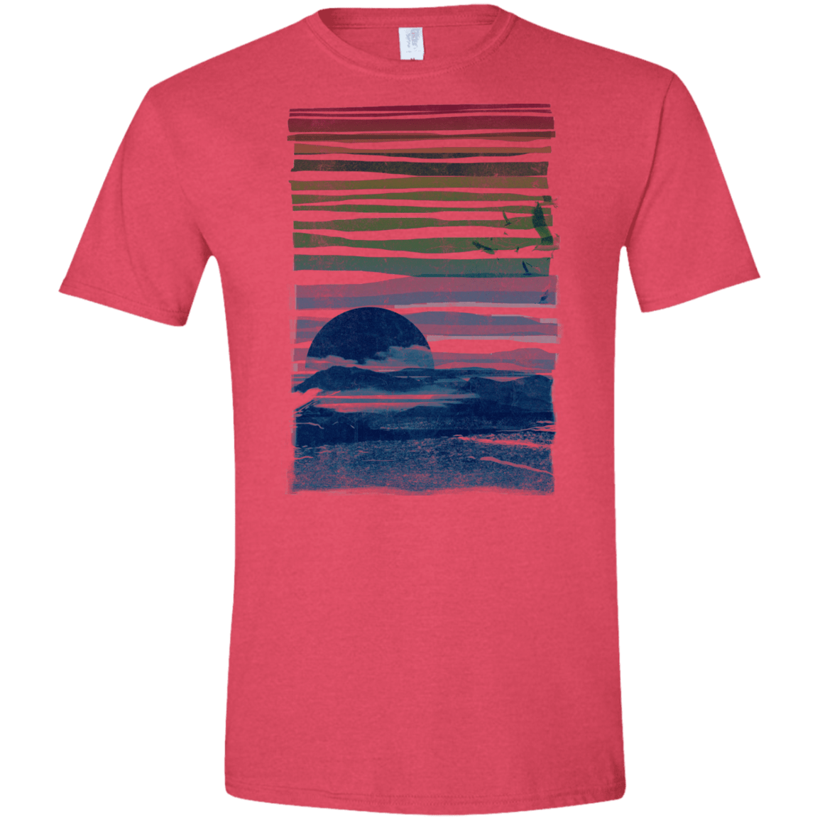 Sea Landscape Men's Semi-Fitted Softstyle