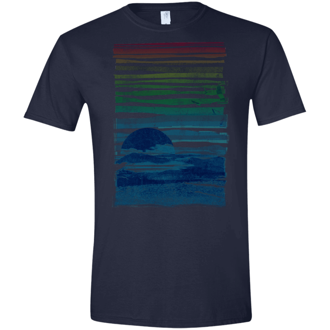 Sea Landscape Men's Semi-Fitted Softstyle