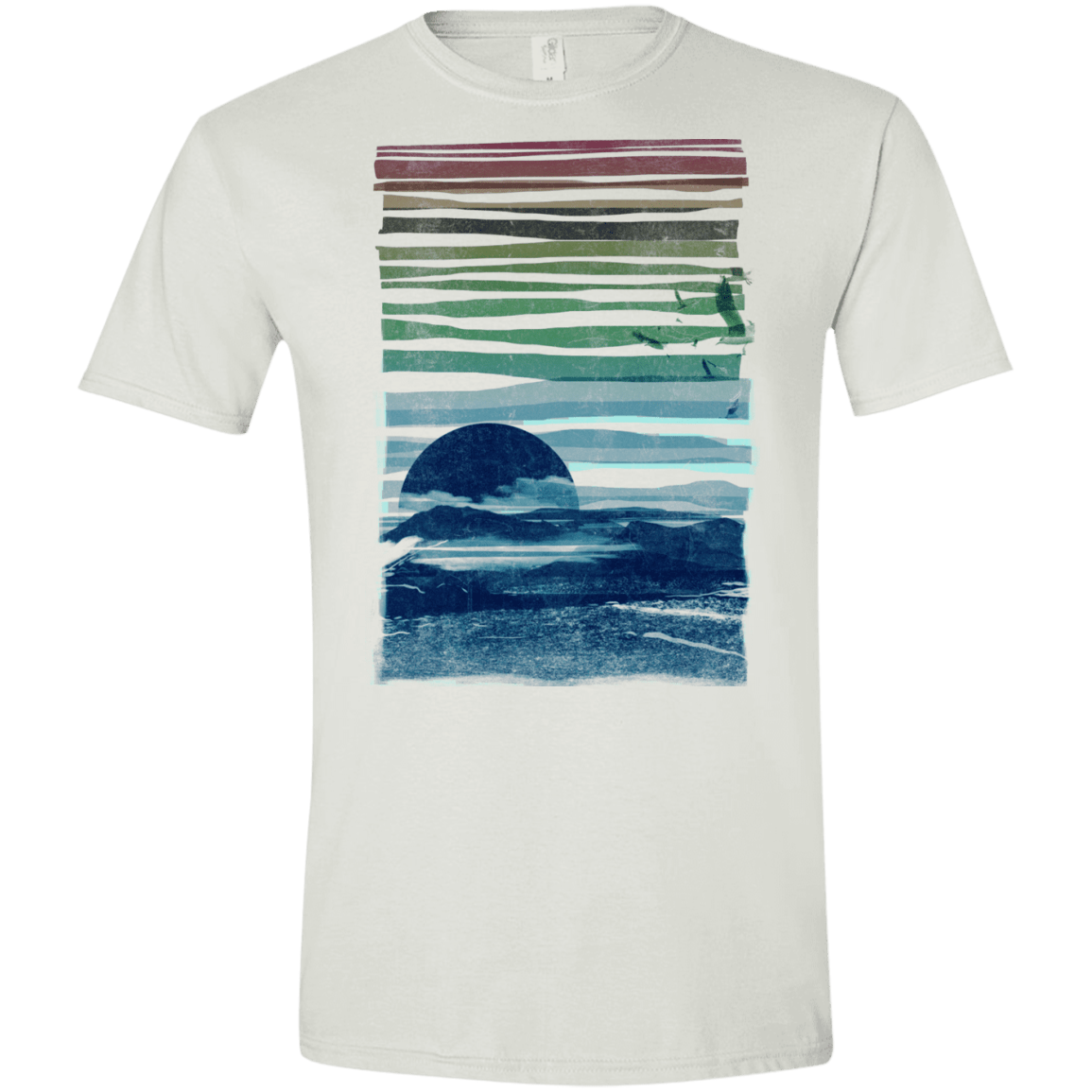 Sea Landscape Men's Semi-Fitted Softstyle