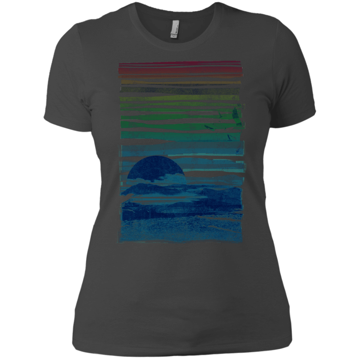 T-Shirts Heavy Metal / X-Small Sea Landscape Women's Premium T-Shirt