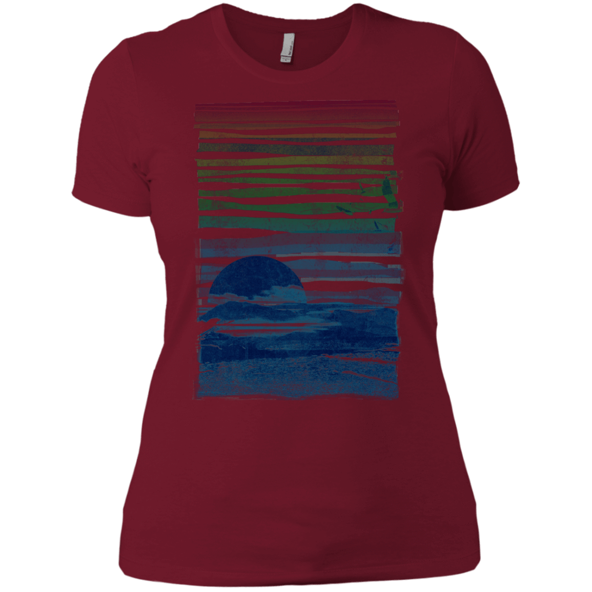 T-Shirts Scarlet / X-Small Sea Landscape Women's Premium T-Shirt