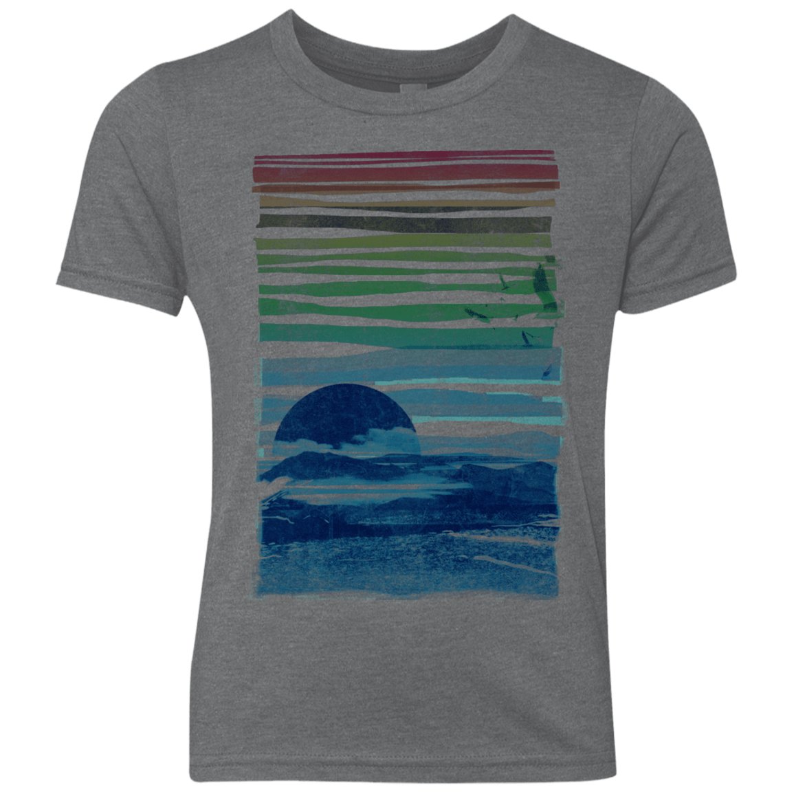 Sea Landscape Youth Triblend T-Shirt