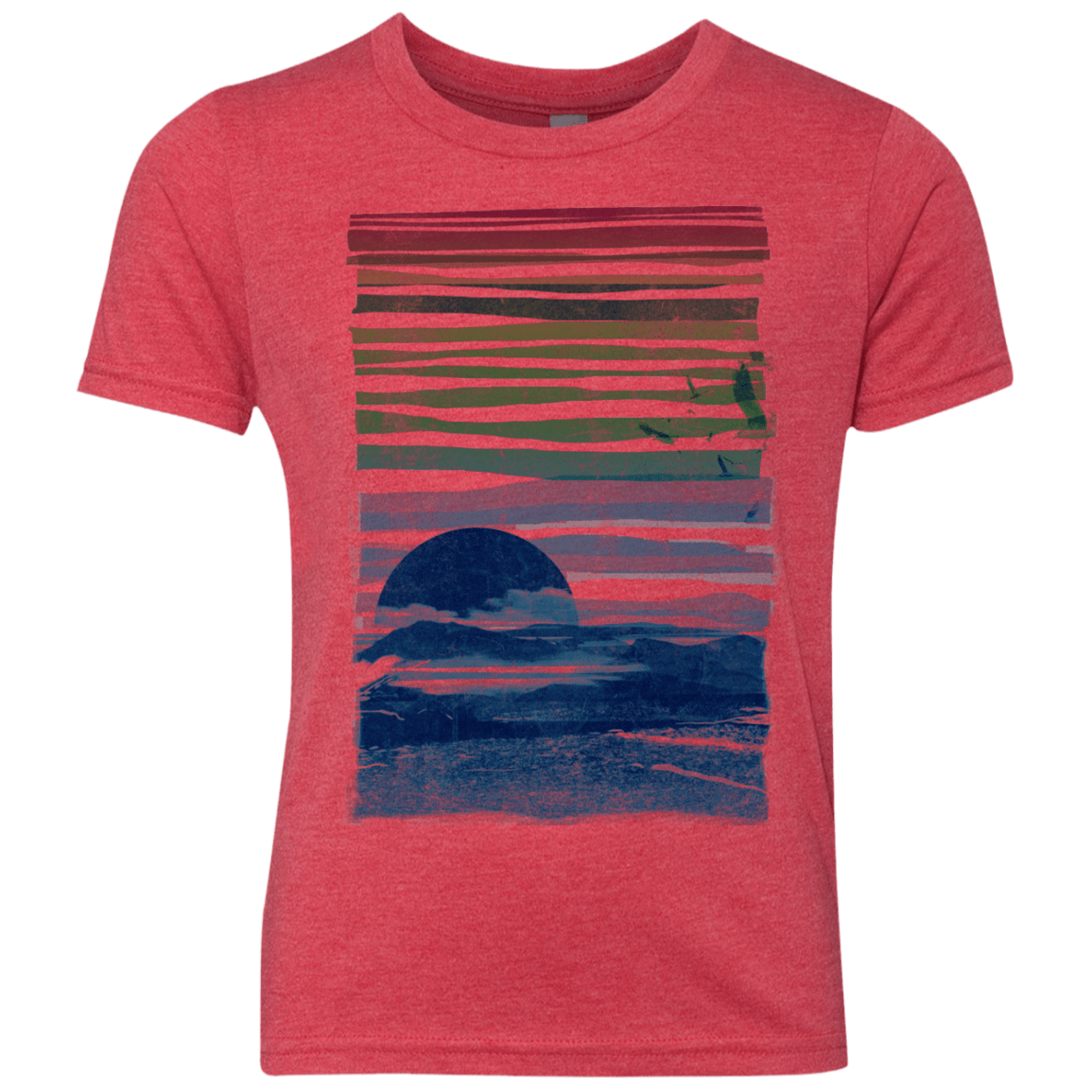 Sea Landscape Youth Triblend T-Shirt