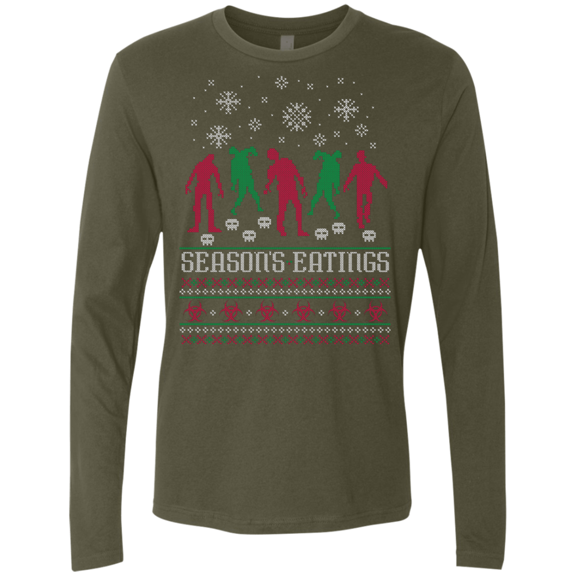 T-Shirts Military Green / Small Season's Eatings Men's Premium Long Sleeve