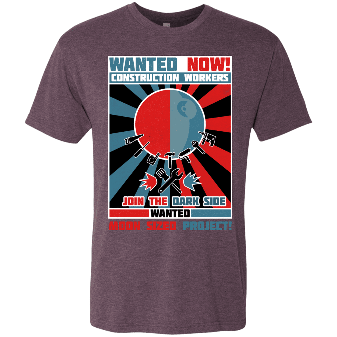 T-Shirts Vintage Purple / S Secret Moon Society Men's Triblend T-Shirt