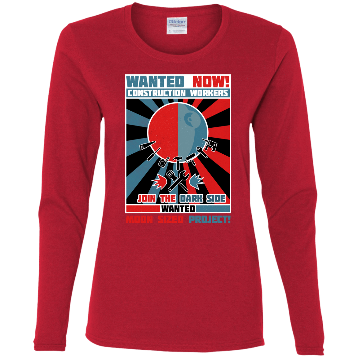 T-Shirts Red / S Secret Moon Society Women's Long Sleeve T-Shirt