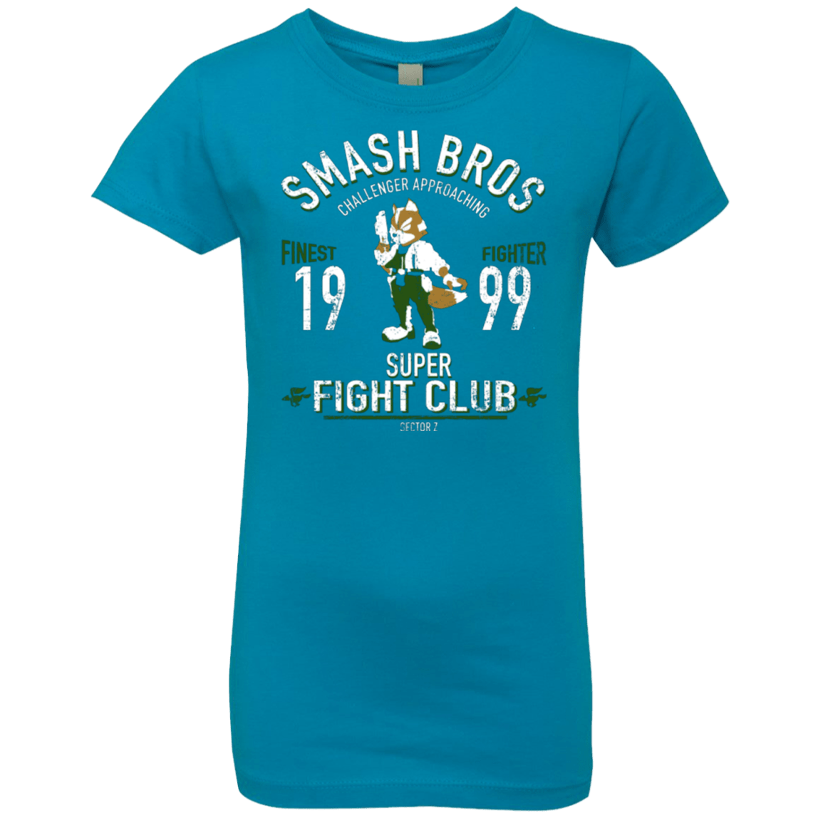 T-Shirts Turquoise / YXS Sector Z Fighter Girls Premium T-Shirt