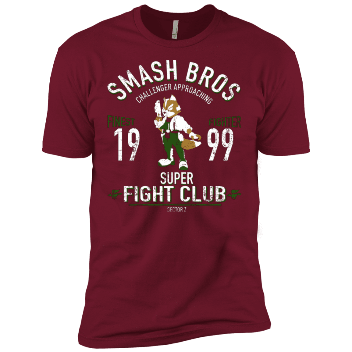 T-Shirts Cardinal / X-Small Sector Z Fighter Men's Premium T-Shirt